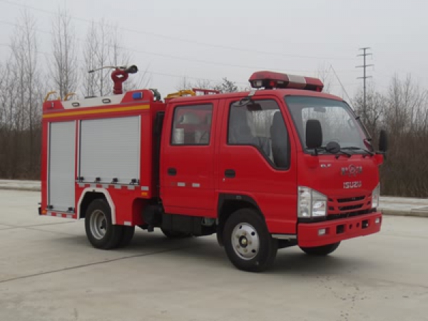 慶鈴0.6-1.5噸水罐消防車(上藍(lán)牌)