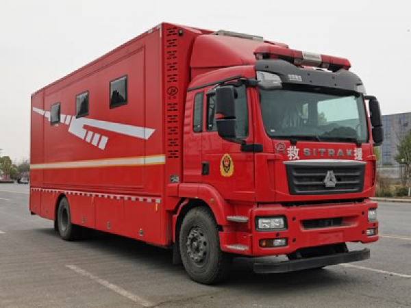 重汽汕德卡應急保障消防車(宿營)