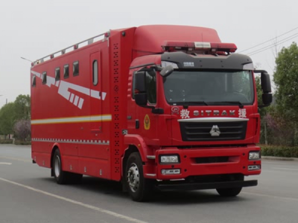 重汽汕德卡應急保障消防車(2噸水)